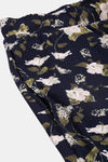 Enamor Viscose Loungewear Bottom - Navy Hibiscus Aop — thumbnail 7